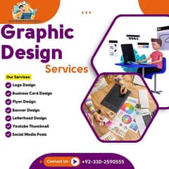 graphic designing plus social media management marketing services