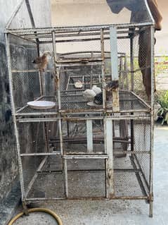 a big mettal cage only minor bad condition