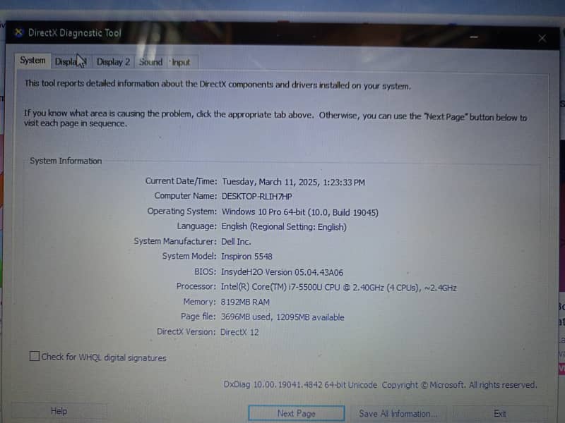 i7 5th Dell Graphic Laptop In Good Condition Available for Sale 8