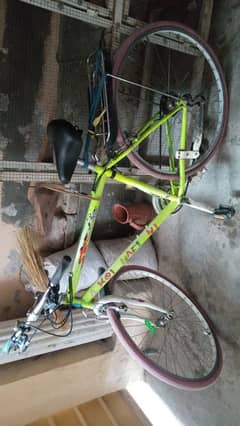 26 inch bicycle  imported  used geared front 3 gear. back original