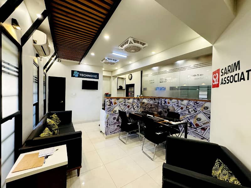 FURNISHED OFFICE FOR SALE IN GULISTAN-E-JAUHAR BLOCK 14. 13