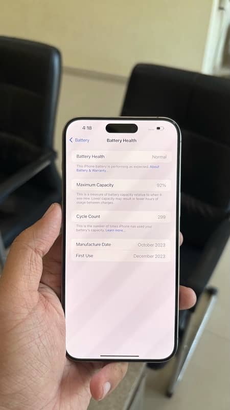 iPhone 15 Pro Max 256GB HK PTA Approved 8