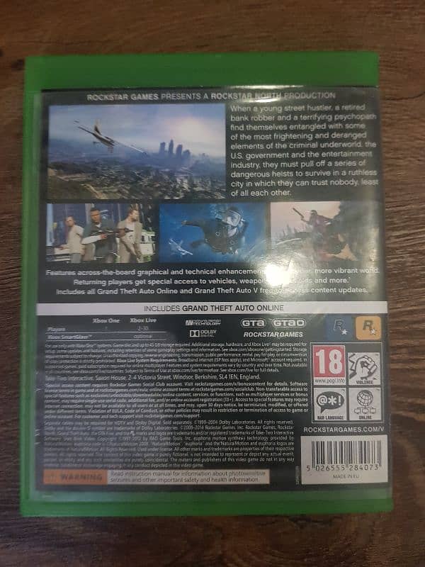 Gta v xbox one disc 1