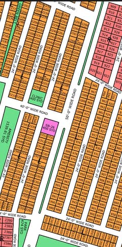 Corner West Open Plot 80 Sq-Yd North Town Residency Phase 1