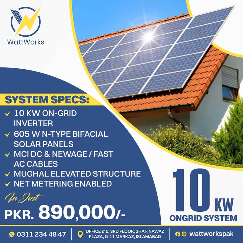 Solar Inverter/Hybrid Ongrid System 3kw/ 5kw/ 7kw/ 8kw/ 10kw/ 15kw 0