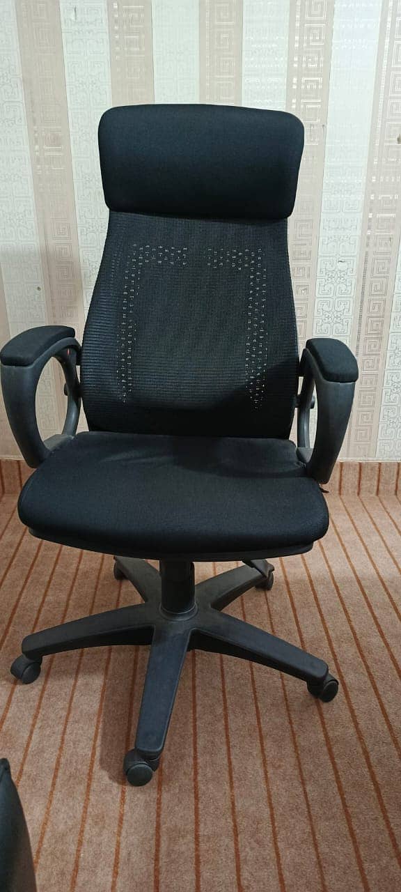 revolving office chair, 1