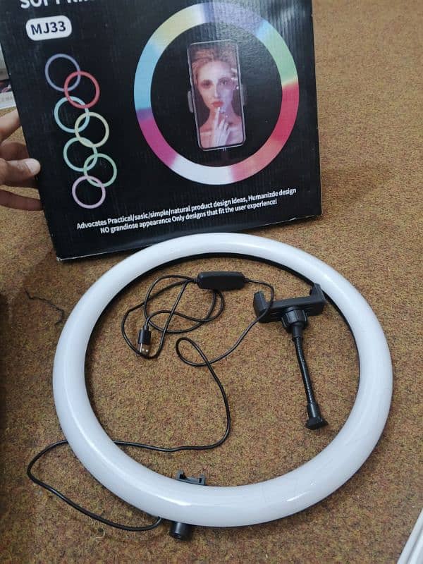 selfie stick plus ring light holder 4