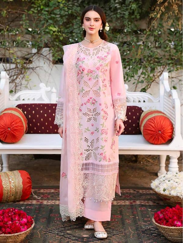 Mahnur brand new volume unstiched dresses 18