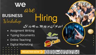 Typing job / Data Entry Job / Assignment Job / Online Job / Part Time