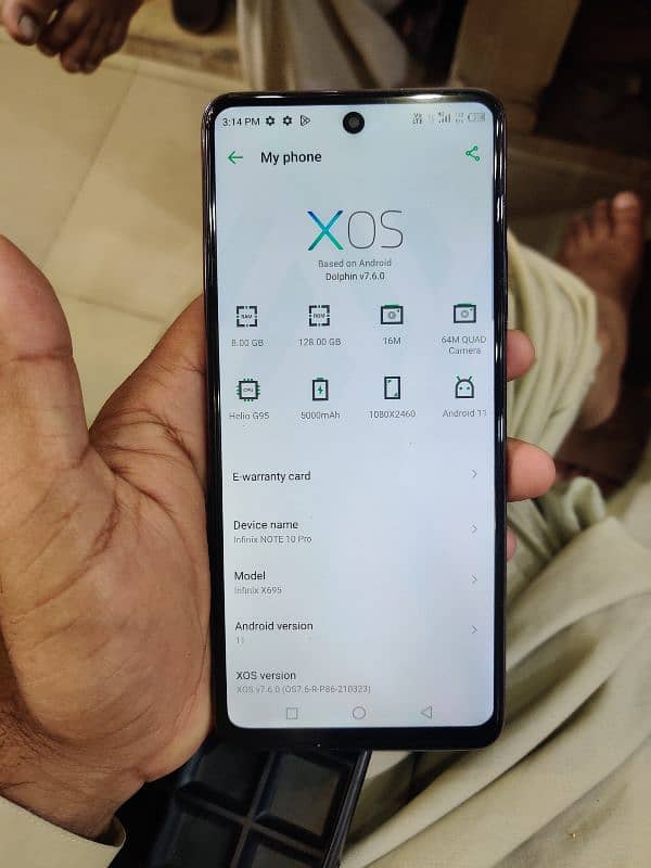 Infinix note 10 pro.  8/128 2