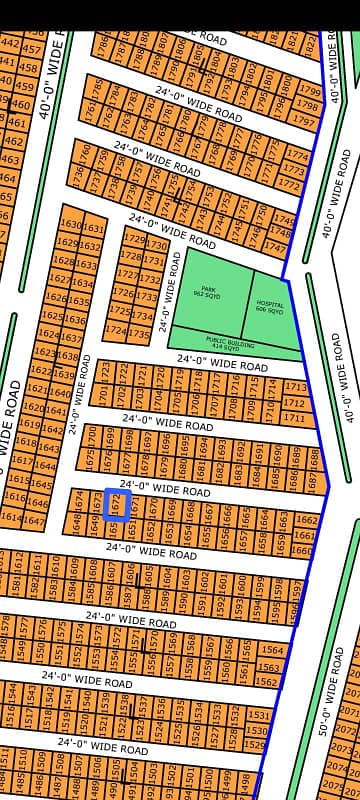 Plot 80 Sq-Yd Gold Block Extension North Town Residency Phase 1 0