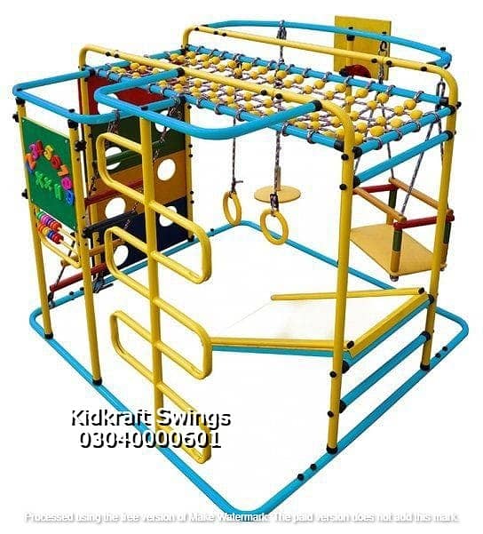 Slides, Swings, Seesaw, Merry go round, Jungle gym, Monkey bar,Climbe 7