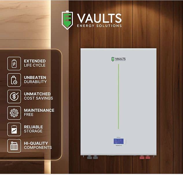 Vaults Ennexa PM-24V  100AH Lithium Battery , 24Voltage 0