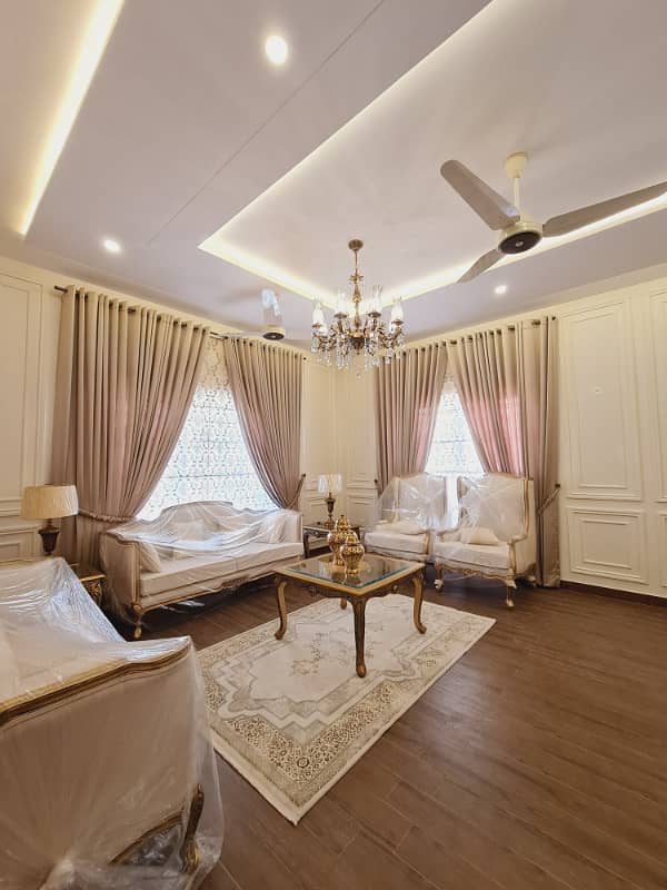 Semi Furnished Neo Classical Double Unit Designer House For Sale 5