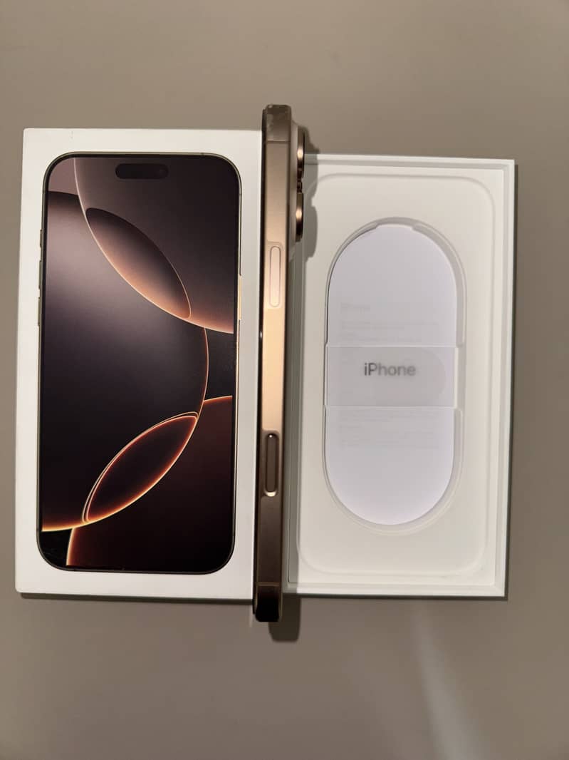 iPhone 16 Pro Max 256gb Desert Physical + E Sim 4