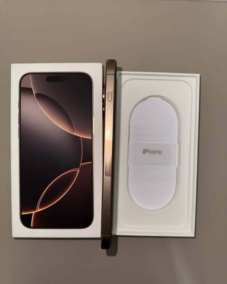 iPhone 16 Pro Max 256gb Desert Physical + E Sim 5