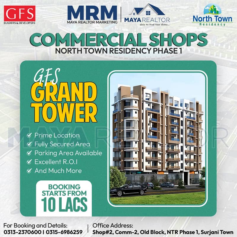 Shop Available 4 Years Installment in North Town Residency Phase 1 0