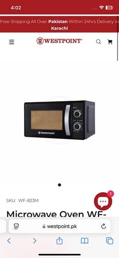 Electric Microwave Oven