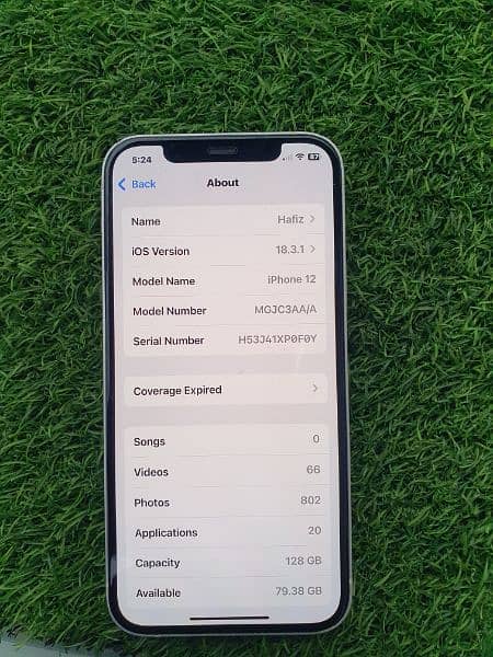 iphone 12 factory unlock 128gb. battery 80 5