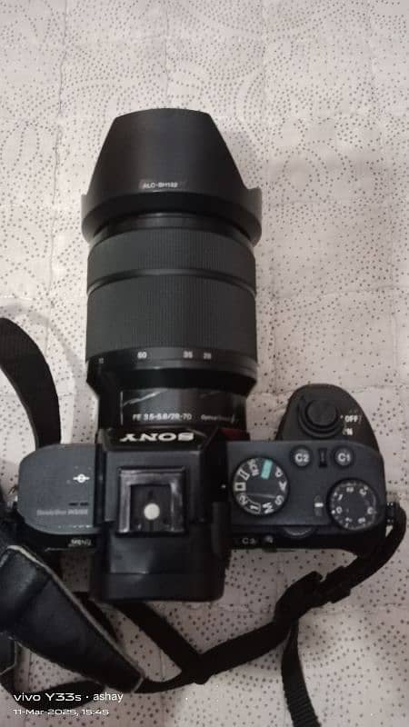 Sony a7ii kit lens 28-70 FE 3.5-5.6 Full frame mirrors 7