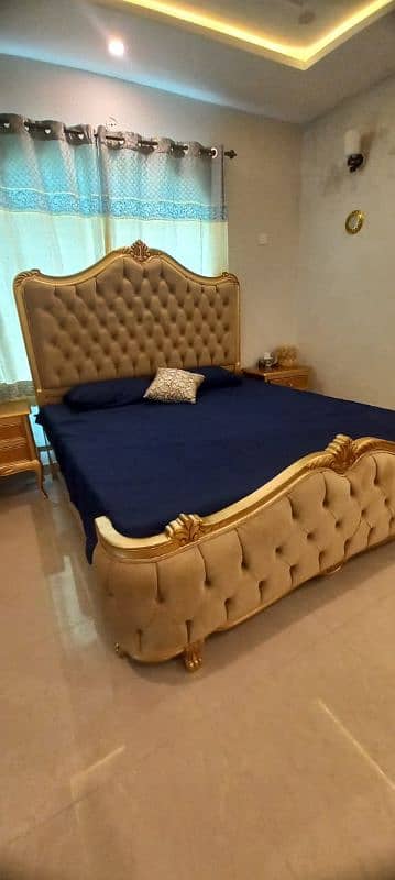 Luxury Solid VictorianStyle Bed Set/Sheesham with HighClass  Polish 8