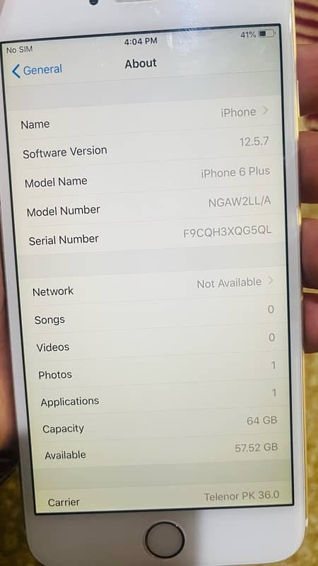 IPHONE 6 plus 64 gb non pta 4