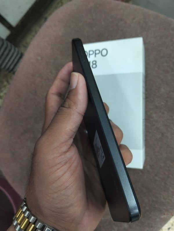 Oppo A18 4GB,128GB complete box 10/9 condition. . 03217695545 5