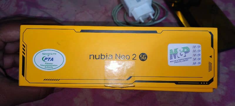 NUBIA NEO 2 5G 8+12 RM 256 GB ROM. PTA APPROVE WITH BOSS & ORGINAL 33W 6