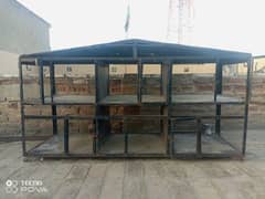 cage 4 by 6 , 6door 80kg  10 by 10 condition