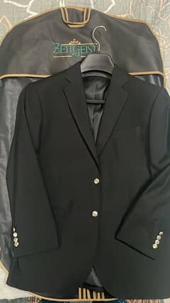 zeitgeist blazer / coat wool blend black colour