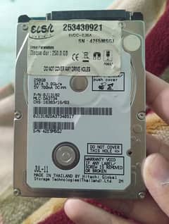 hdd 250 gb new condition