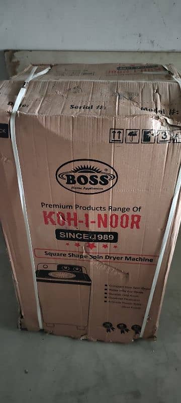 Boss spinner Dryer Model KE 5500 3