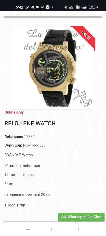 ENE GP 105 watch for sale 2