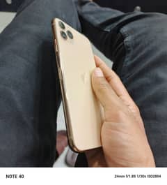 IPHONE 11 pro max f'u gold colour