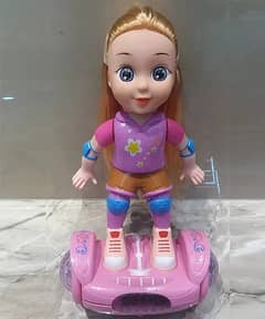 Battery Operated Skate Doll With Light Sounds