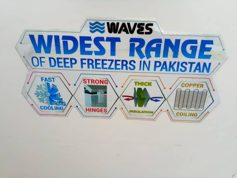 Waves Single Door Large Size ClasseY Deep FreeZer 4