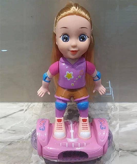 Battery Operated Skate Doll With Light Sounds 0