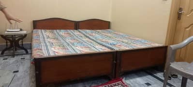 two single beds with mattress. . contact on 03335170180