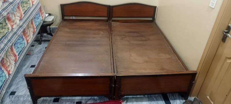 two single beds with mattress. . contact on 03335170180 4