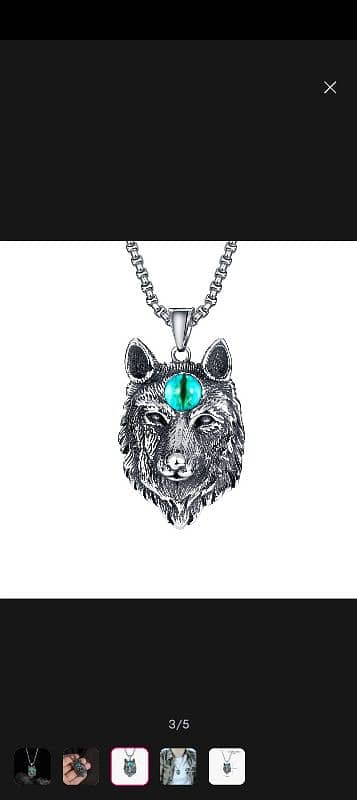 Retro New Wolf Head Eyes Blue. Good look giving,and best personality 1