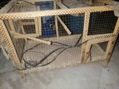 Ramadan big offer  wood cage damage used size 2 x 1.5 x1.5