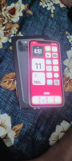 I phone 11 pro max box Sath PTA approved