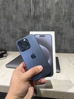 Apple iPhone 15 Pro - 128GB Blue Titanium | Unlocked | Physical + Esim