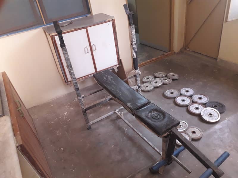 Home GYM Equipements for sale (Dumbbells, Barbells, Weights and Bench) 8