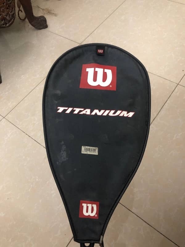 WILSON POWER TITANIUM" Squash Racket 4