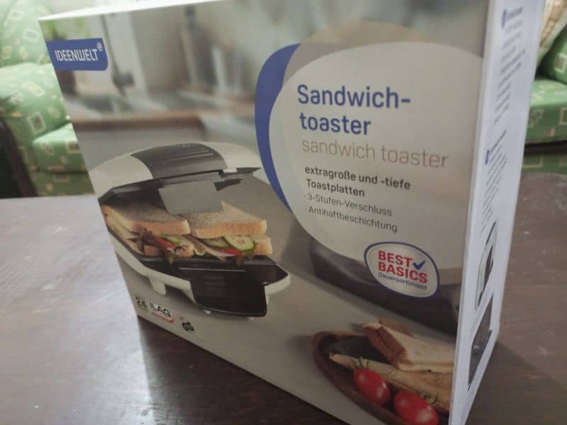 Brand New Ideenwelt German-made Sandwich-Toaster 1