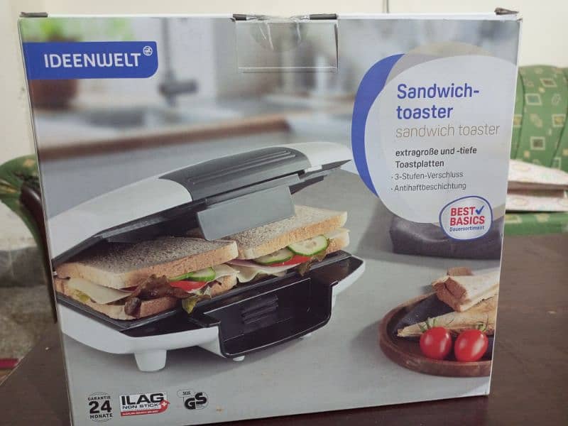 Brand New Ideenwelt German-made Sandwich-Toaster 3