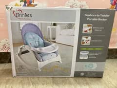 Tinnies New Born to Toddler Portable Rocker