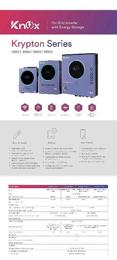 Knox hybrid inverters