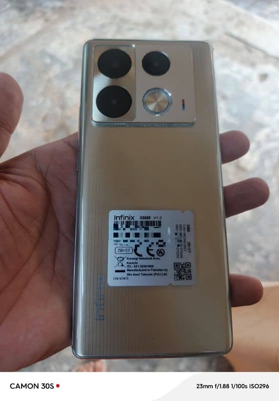 infinix note40 pro with box and wireless charger lush condition 1